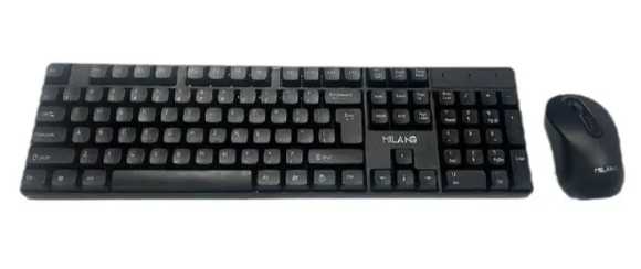 MILANG 2.4G Wireless Keyboard & Mouse Kit