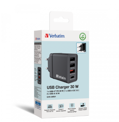 Verbatim USB Charger 30W
